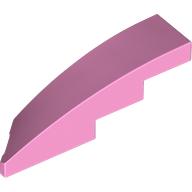 BRICK 1X4X1, HALF BOW W/ CUT, RIGHT: {светло пурпурен}