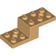STONE 1X2X1 1/3 W. 2 PLATES 2X2: {умерен тан}