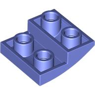 BRICK 2X2X2/3, INVERTED BOW: {синьо виолетов}