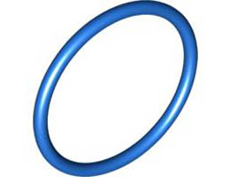 Rubber Belt Extra Extra Large (Round Cross Section) - Approx. 7 x 7: {ярко син}