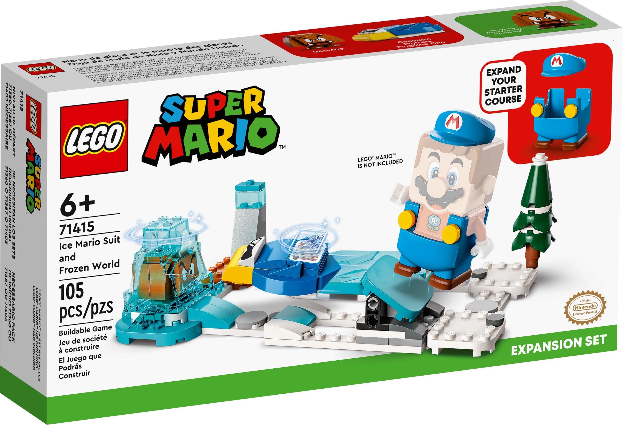 Комплект с допълнения Ice Mario Suit and Frozen World – СУПЕР МАРИО