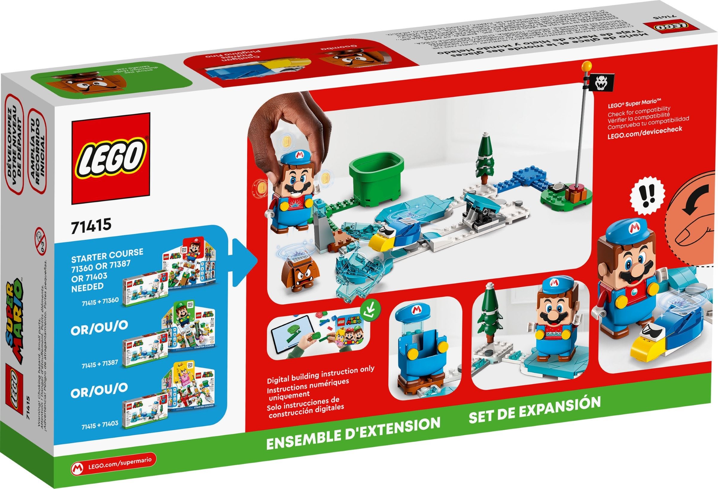 Комплект с допълнения Ice Mario Suit and Frozen World – СУПЕР МАРИО