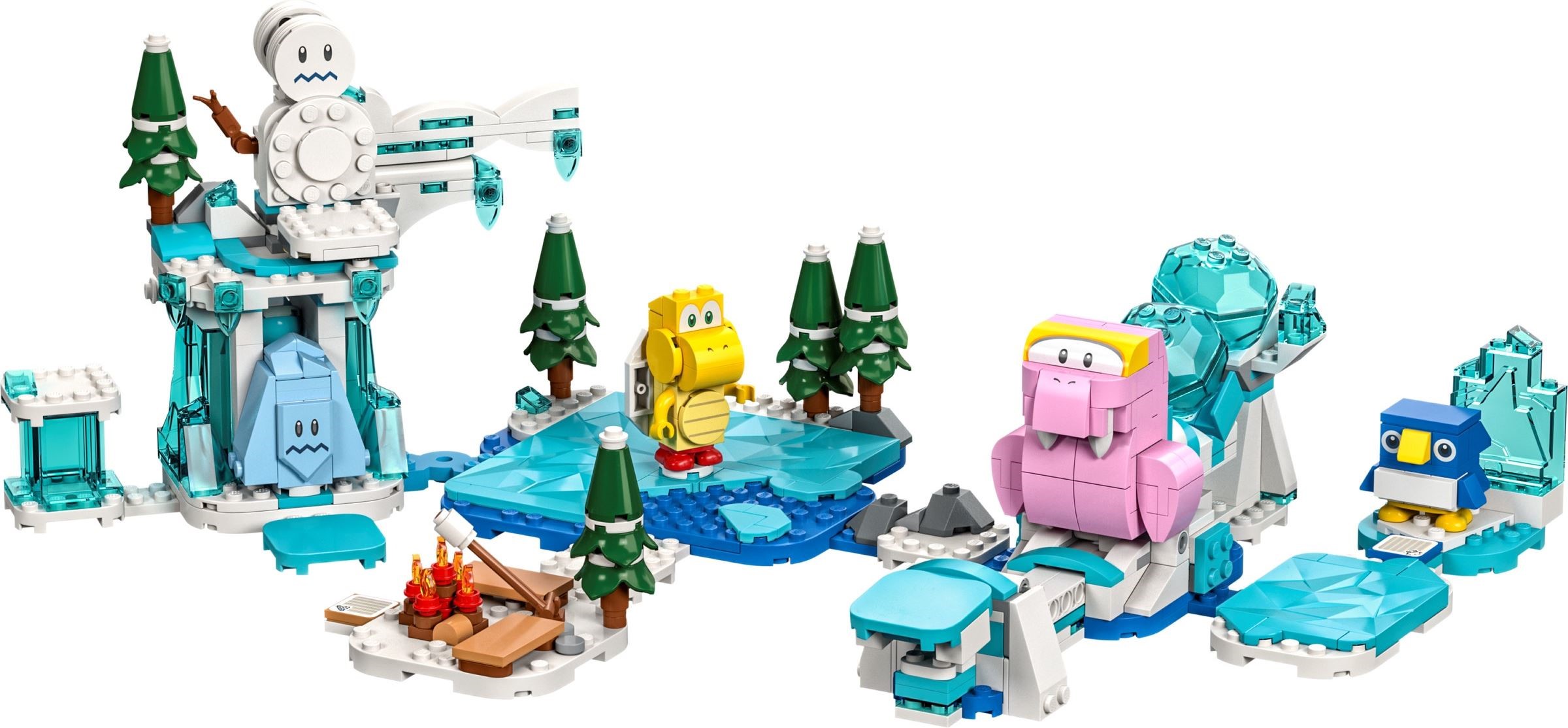 Комплект с допълнения Fliprus Snow Adventure – СУПЕР МАРИО