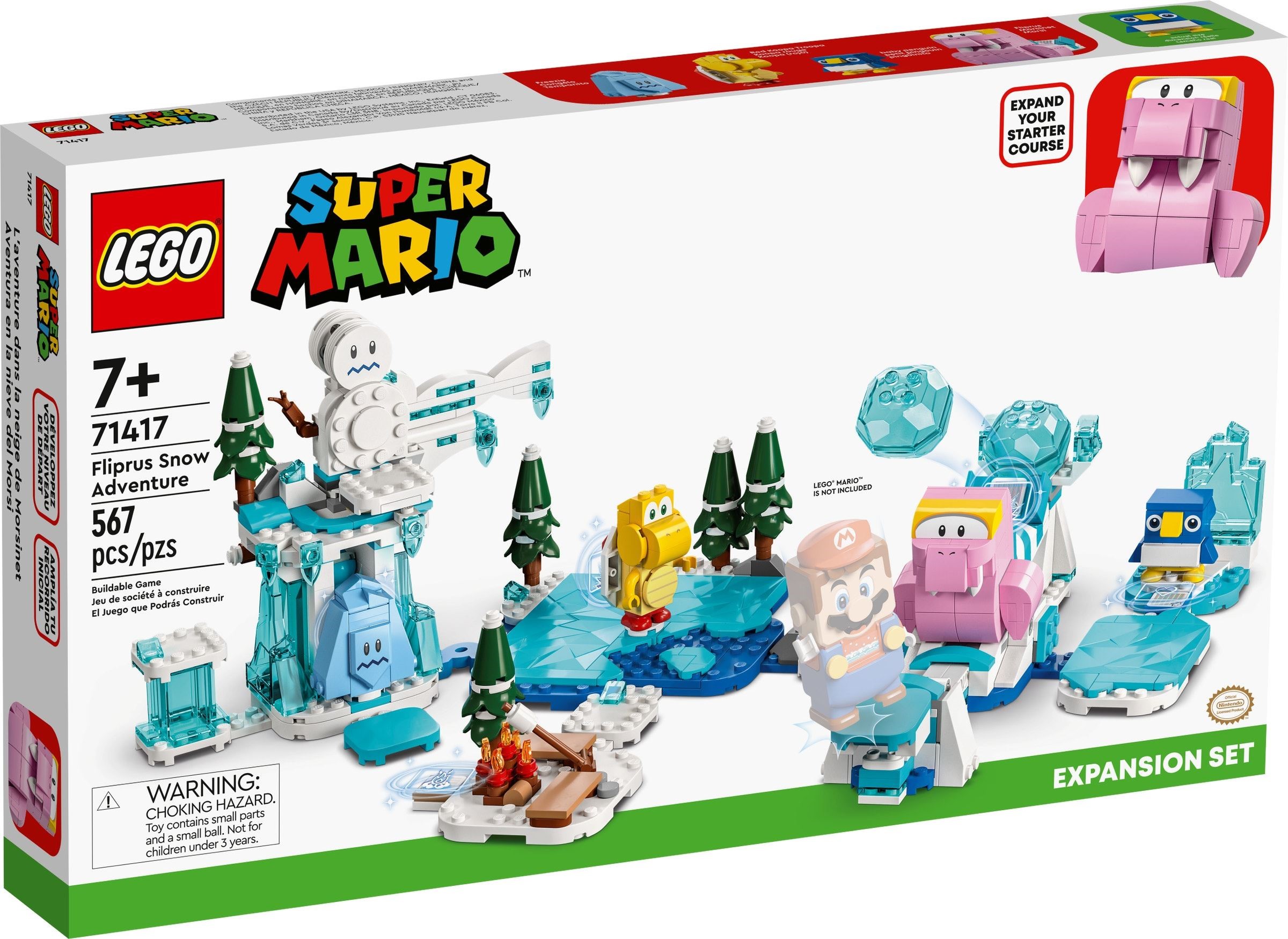 Комплект с допълнения Fliprus Snow Adventure – СУПЕР МАРИО