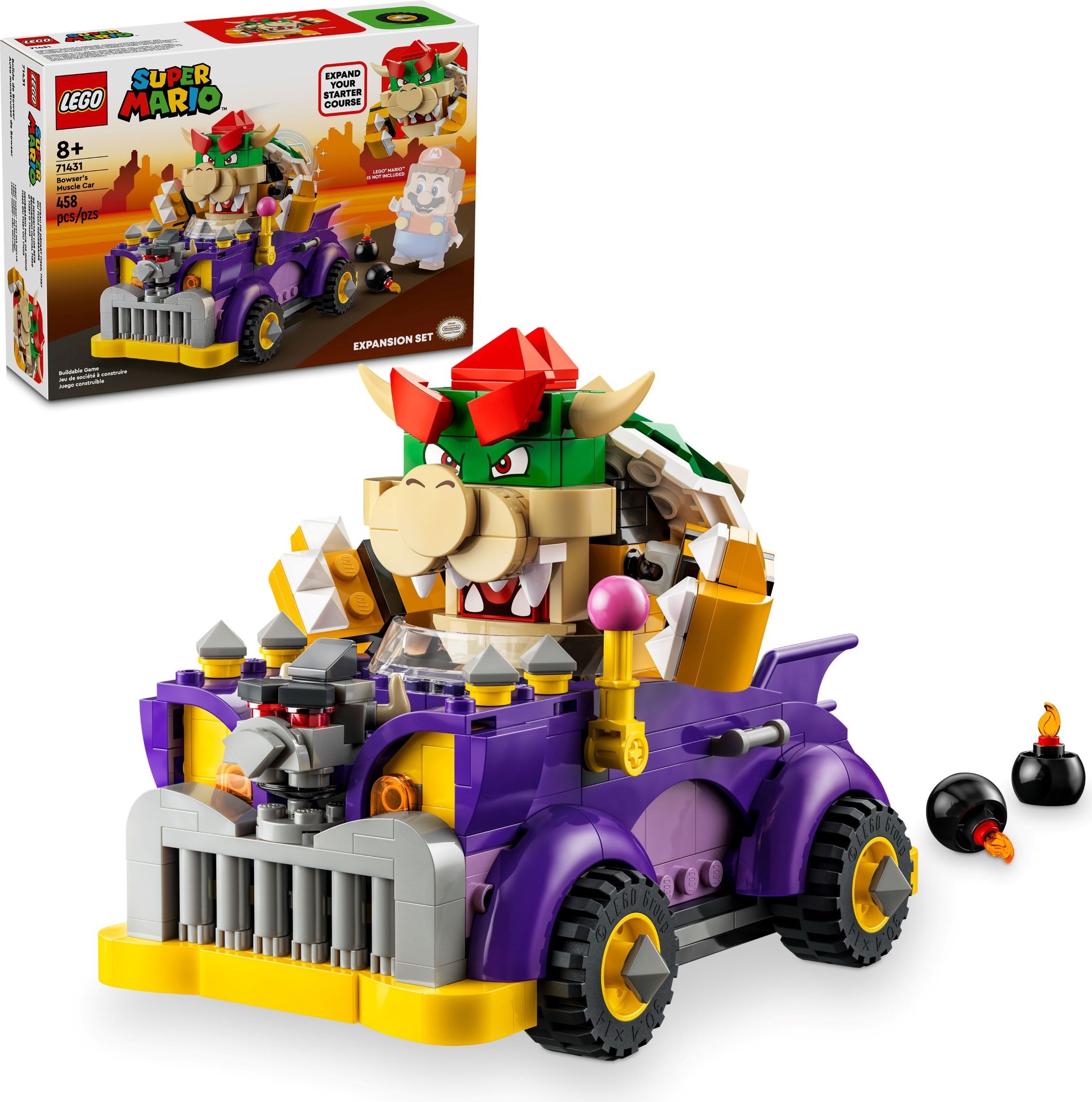 Комплект с допълнения Bowser's Muscle Car – СУПЕР МАРИО
