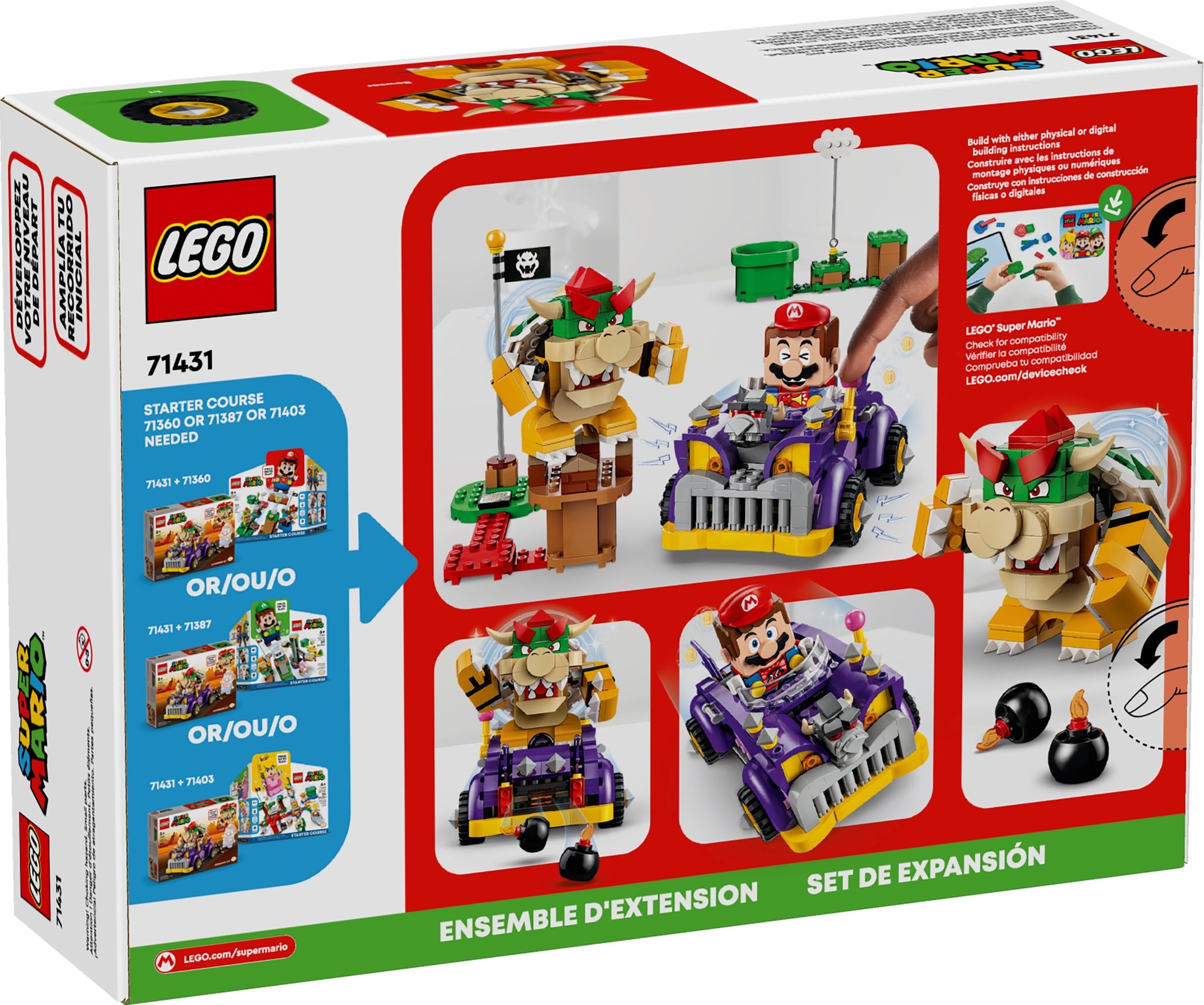 Комплект с допълнения Bowser's Muscle Car – СУПЕР МАРИО