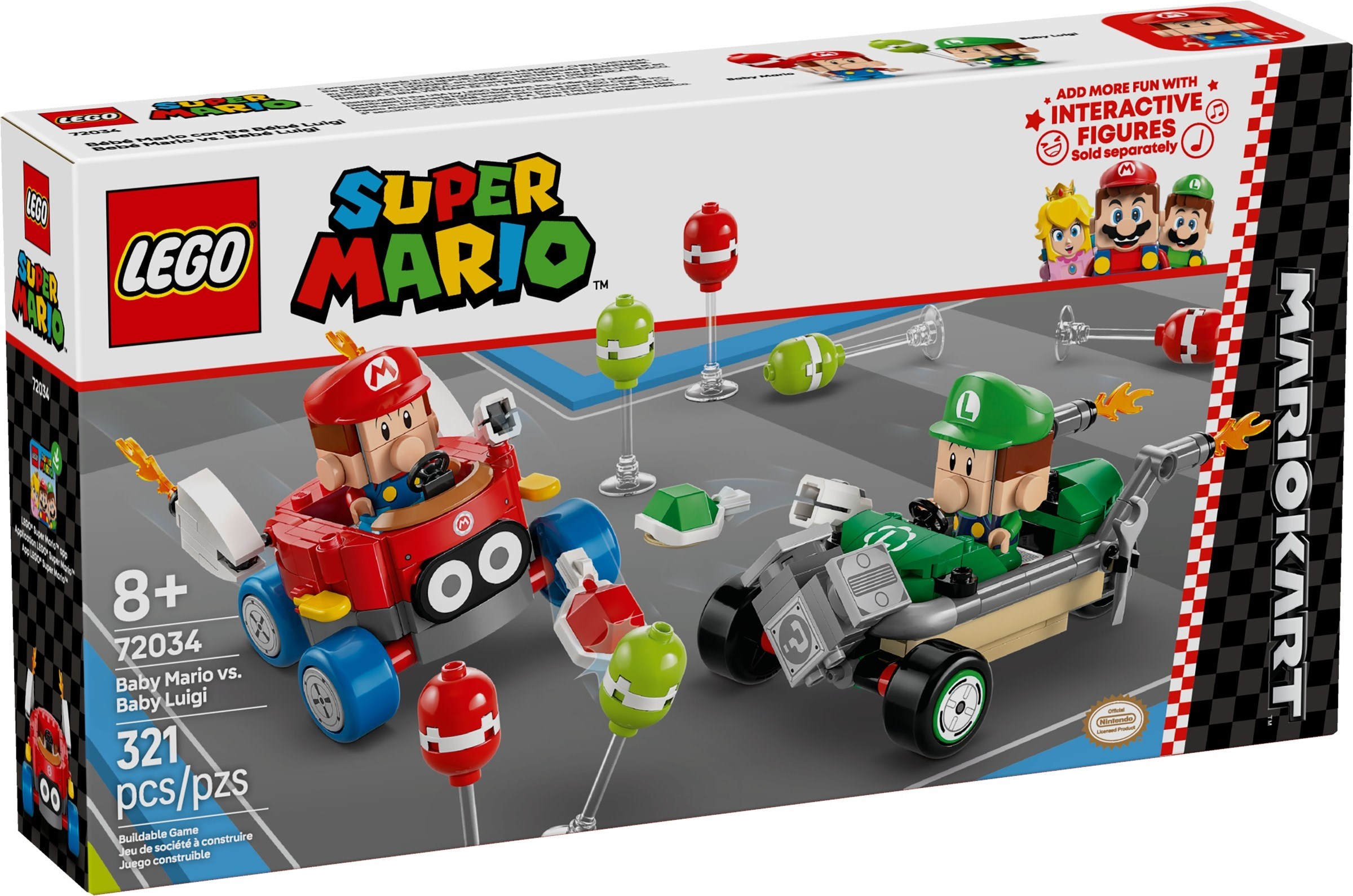 Mario Kart™ – Baby Mario срещу Baby Luigi – СУПЕР МАРИО