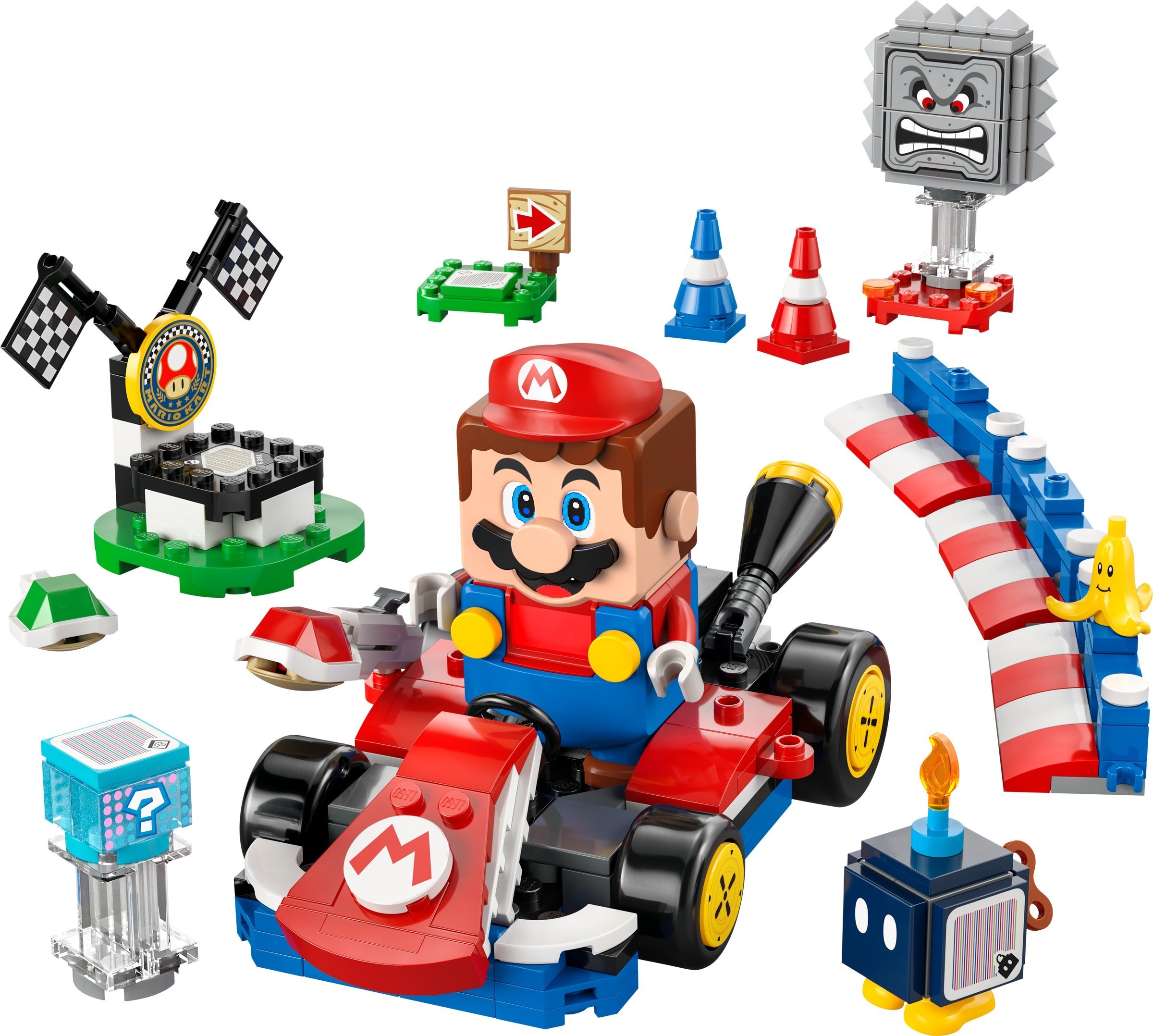 Mario Kart™ – Интерактивна фигура LEGO® Mario™ и Standard Kart – СУПЕР МАРИО