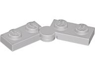 Hinge Plate 1 x 4 Swivel (2429 / 2430): {сив}
