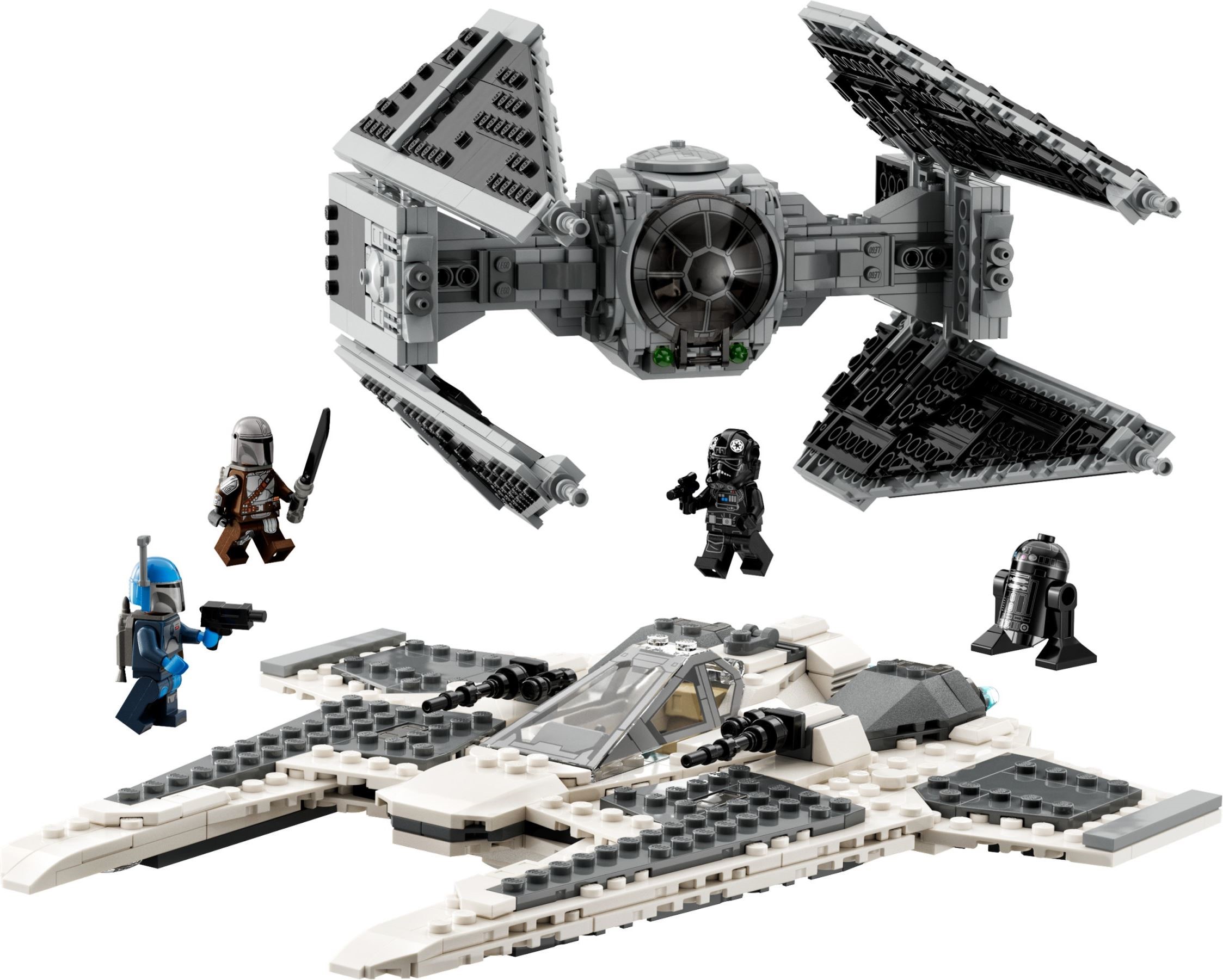 Мандалорски Fang Fighter срещу TIE – СТАР УОРС