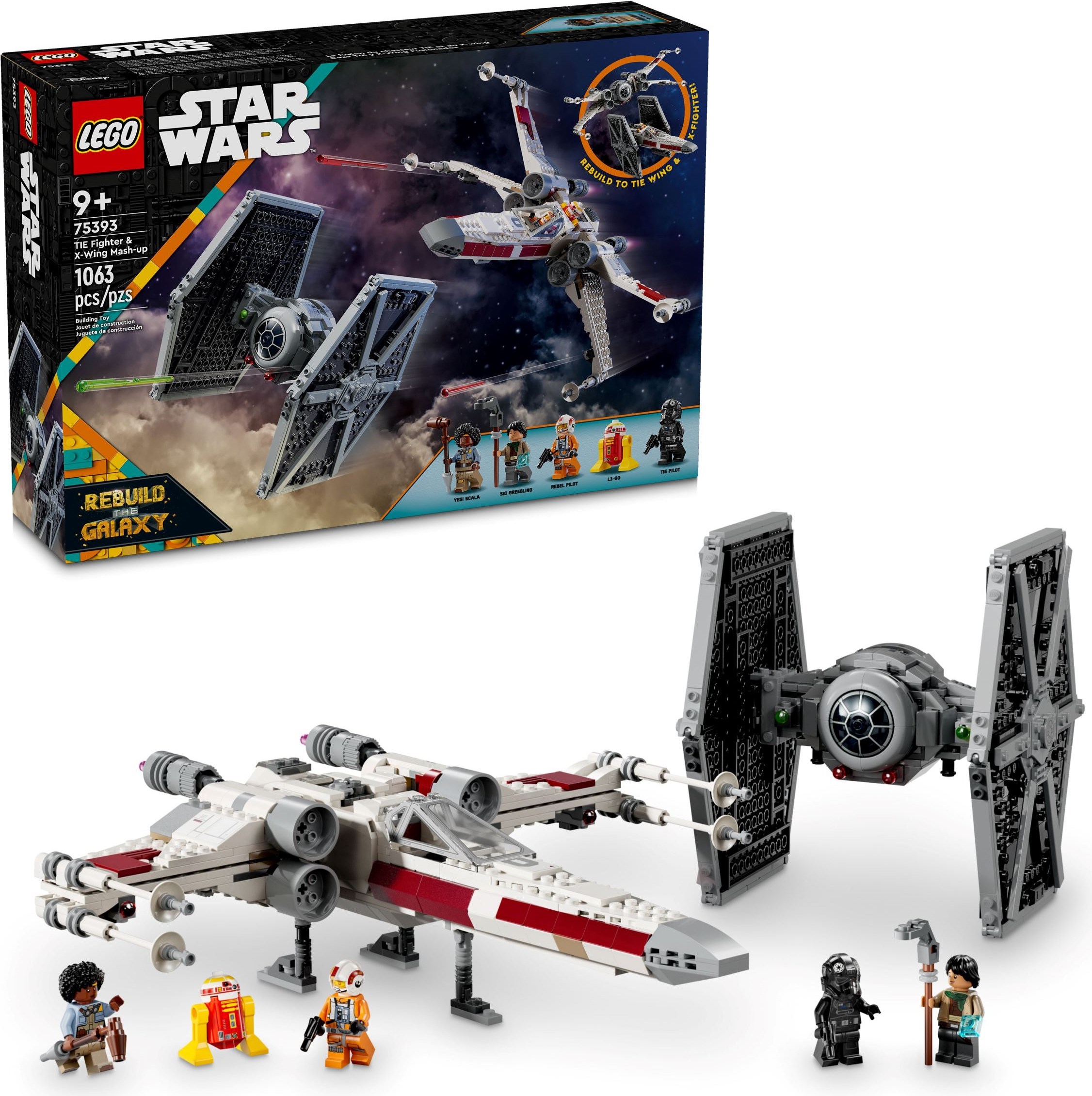TIE преследвач и X-wing – СТАР УОРС