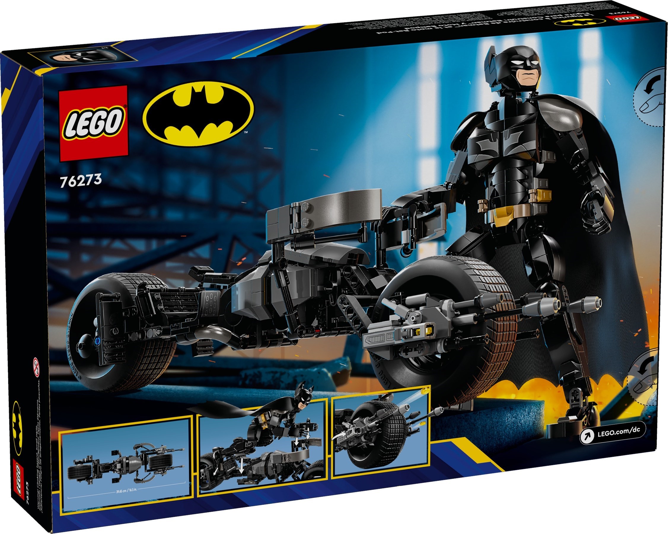 Конструктивна фигура на Батман и моторът Bat-Pod – СУПЕР ГЕРОИ DC КОМИКС