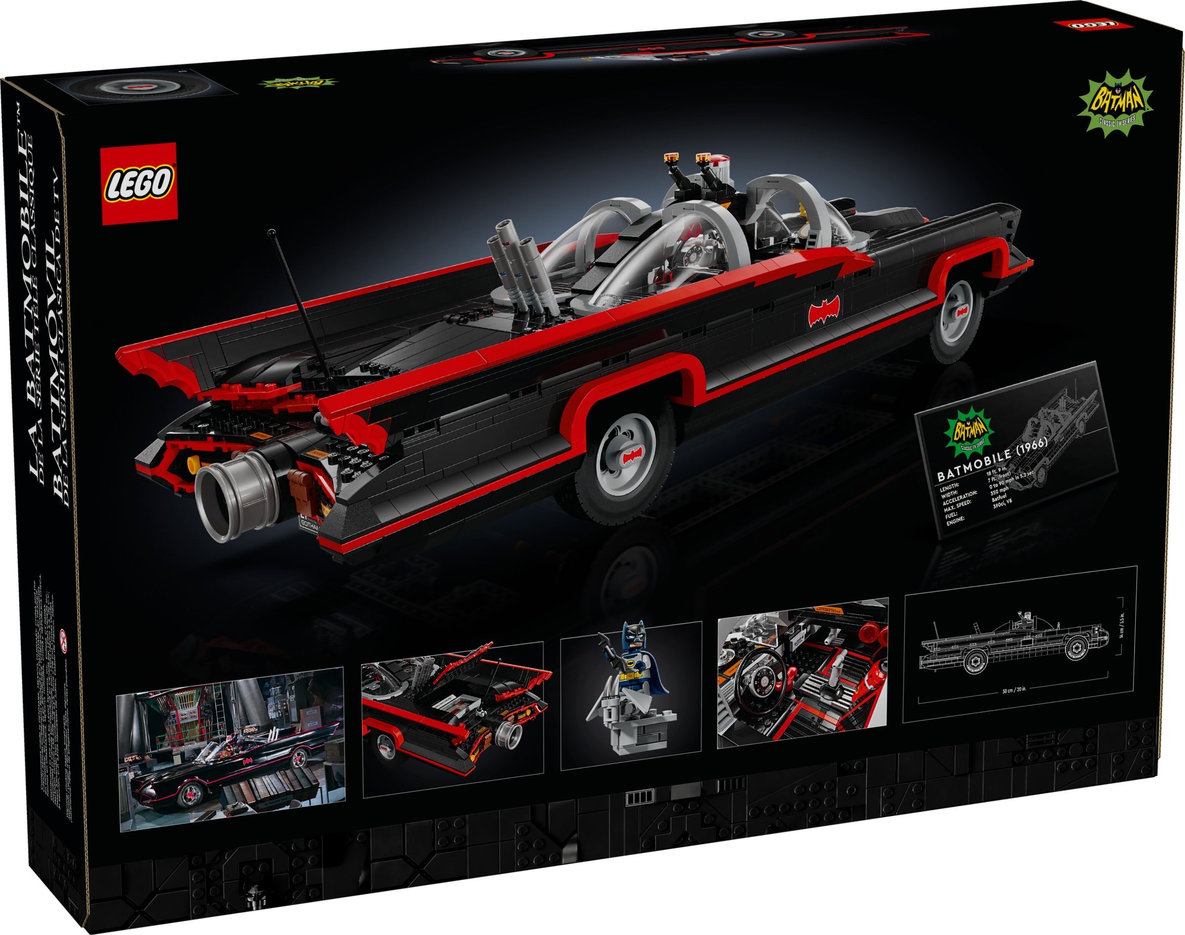 Батман: Батмобил от класическият телевизионен сериал – СУПЕР ГЕРОИ DC КОМИКС