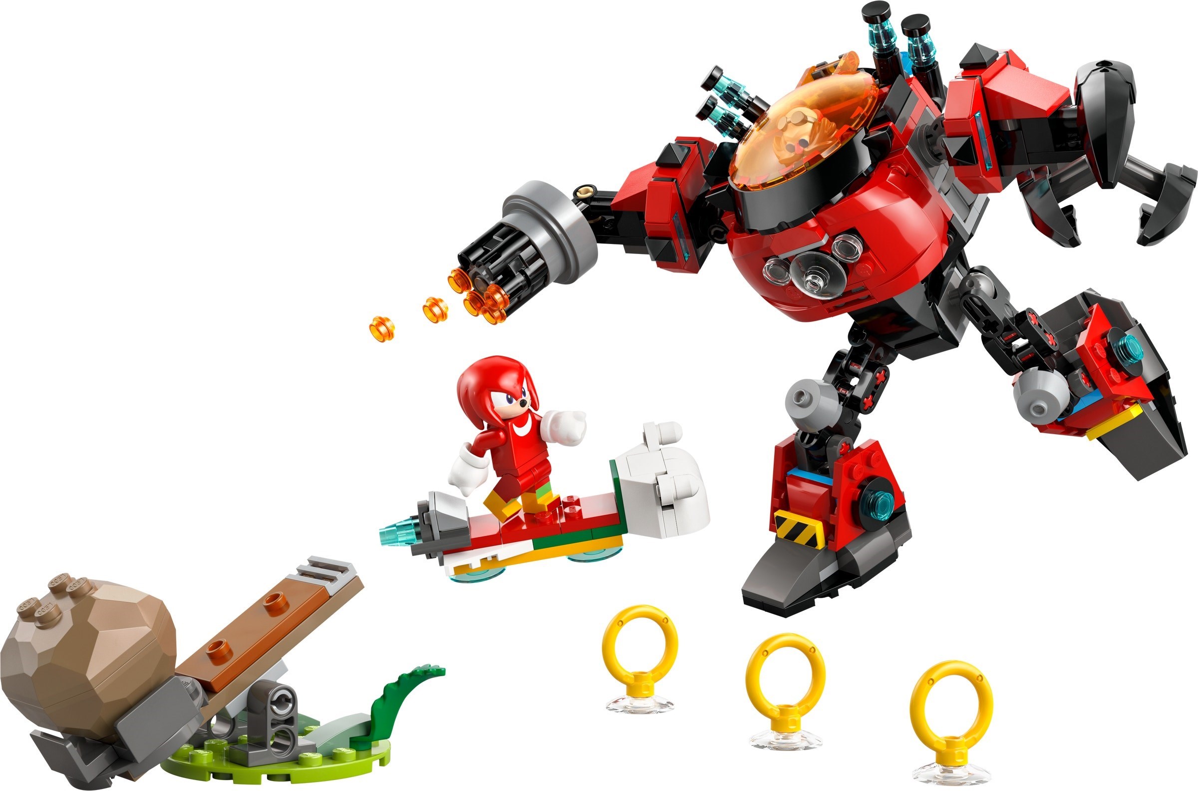 Knuckles срещу робот Dr. Eggman Egg Crusher – ТАРАЛЕЖЪТ СОНИК