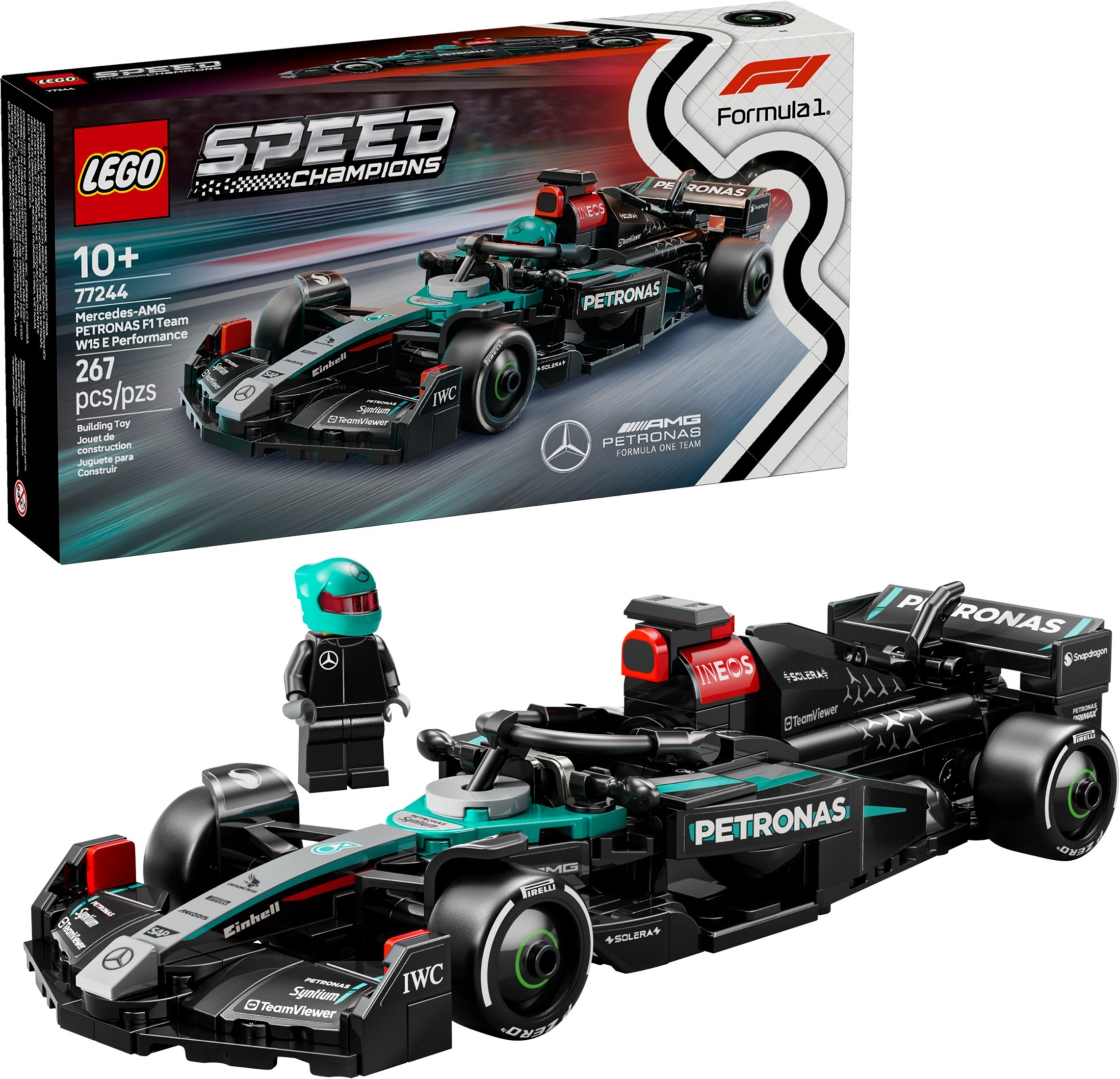 Болид Mercedes-AMG F1® W15 – СКОРОСТНИ ШАМПИОНИ