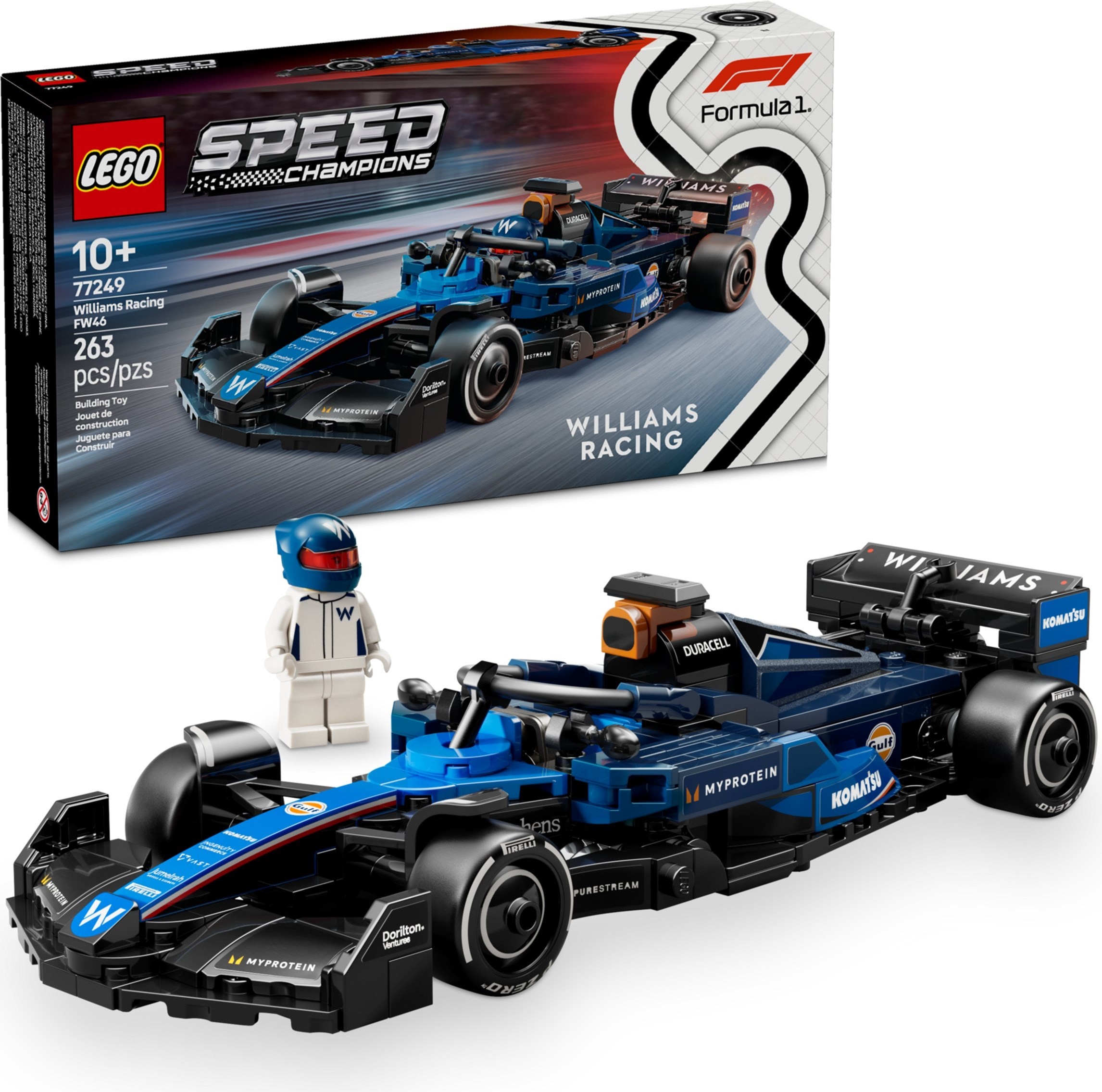 F1® Болид Williams Racing FW46 – СКОРОСТНИ ШАМПИОНИ