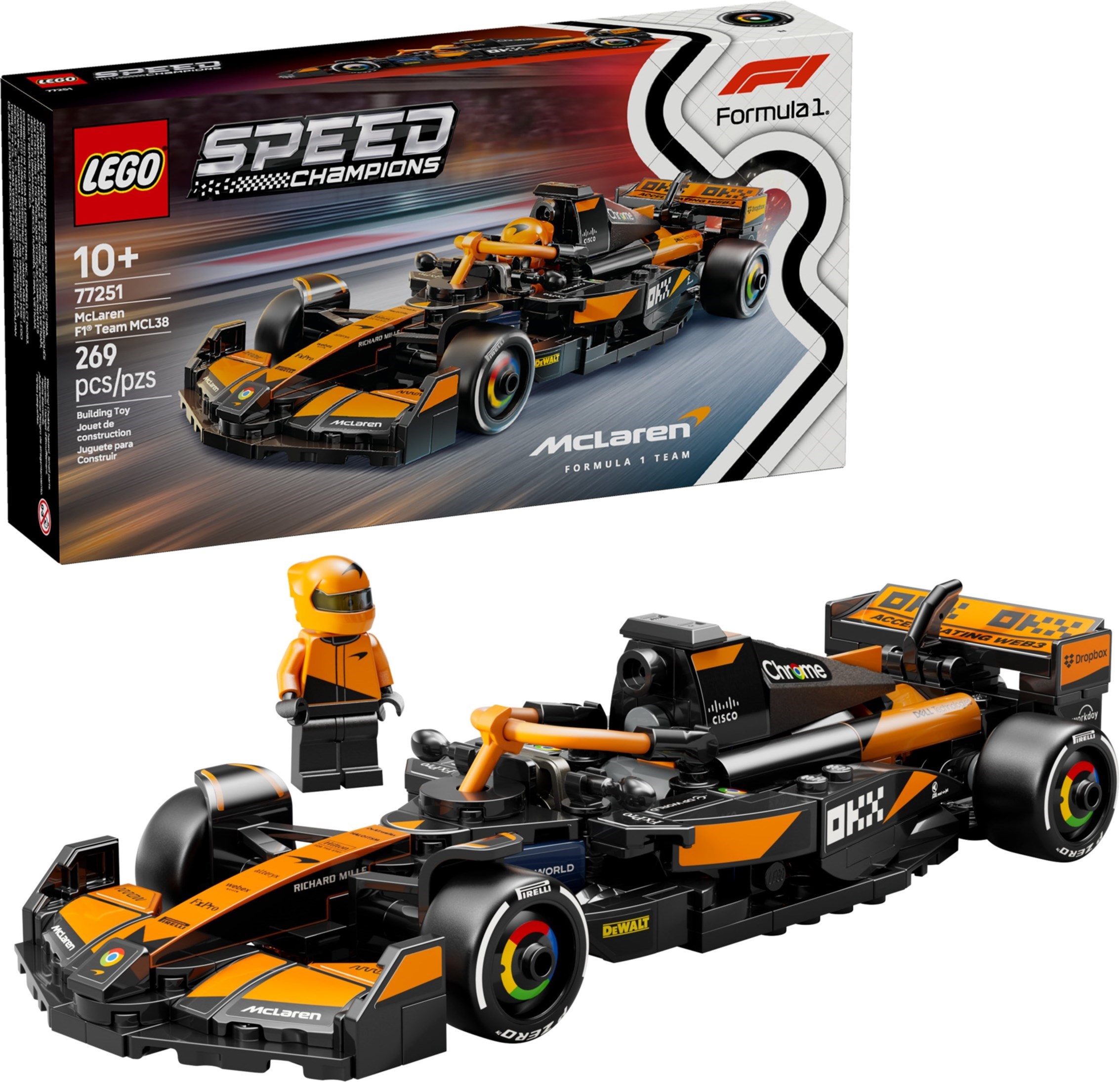 Болид McLaren F1® Team MCL38 – СКОРОСТНИ ШАМПИОНИ