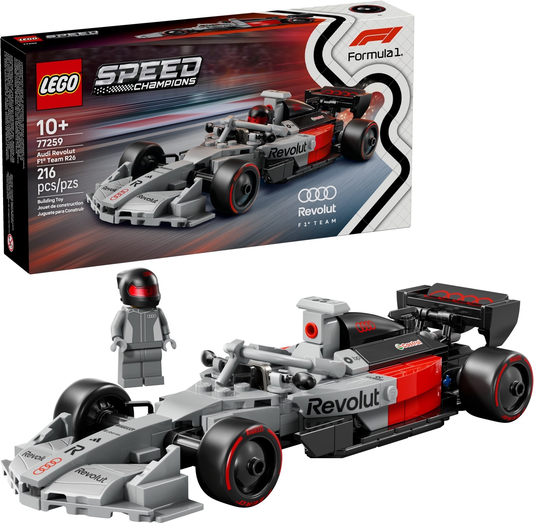Състезателна кола Audi Revolut F1® Team R26 – СКОРОСТНИ ШАМПИОНИ