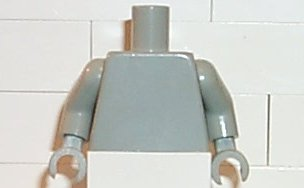 Torso Plain / (Same Color) Arms / (Same Color) Hands: {сив}