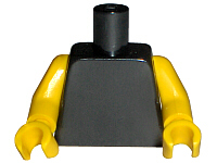 Torso Plain / Yellow Arms / Yellow Hands: {черен}