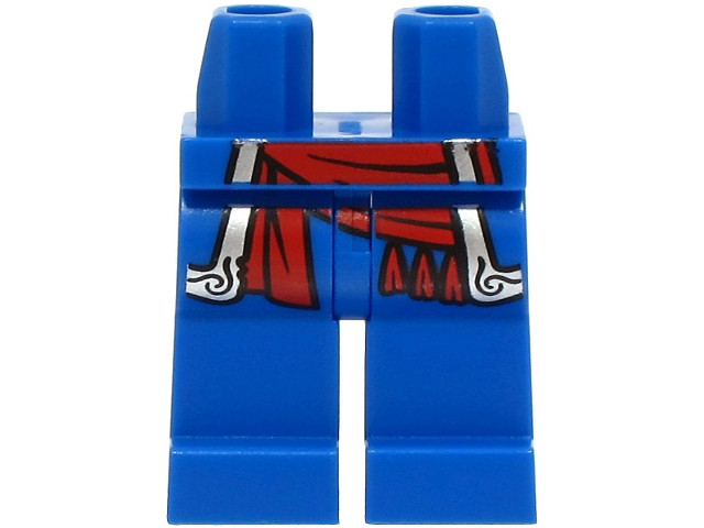Hips and Legs with Coattails with Silver Trim and Red Sash with 3 Tassels Pattern (BAM): {ярко син}