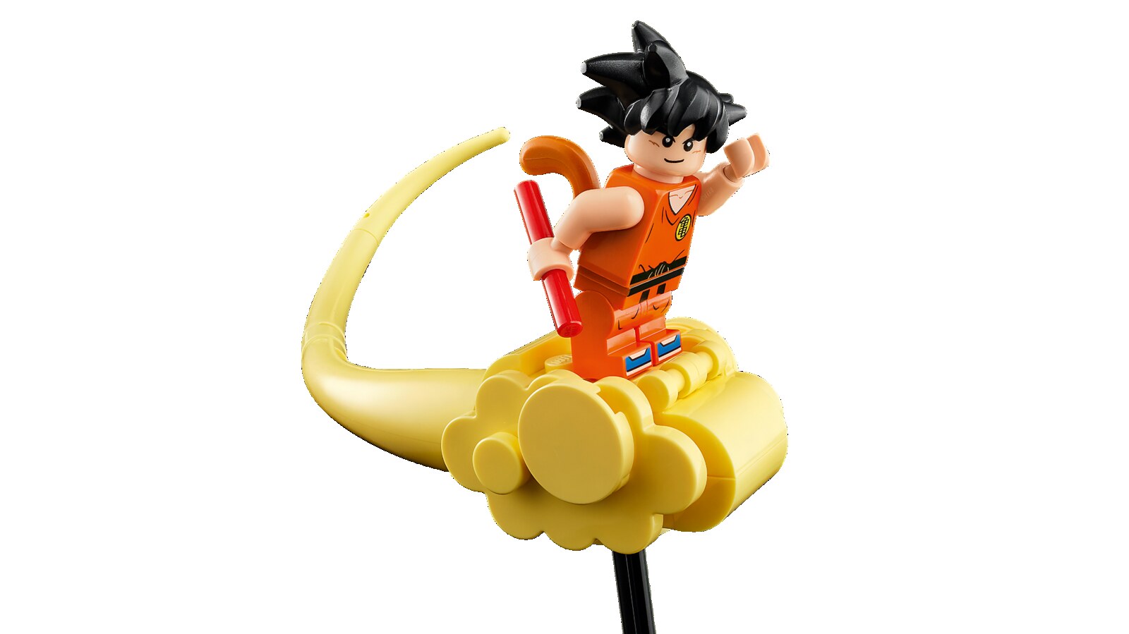 Малкият Гоку върху Кинтоун в модела LEGO Icons 11390