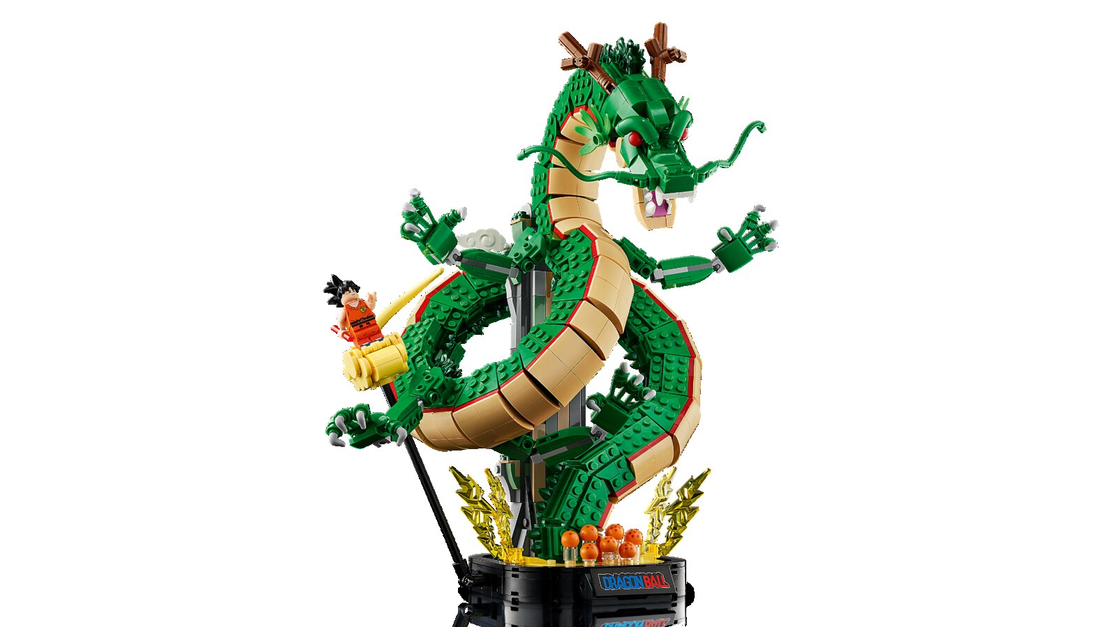 Официалният модел LEGO Icons 11390 Dragon Ball Шенрон и Гоку