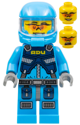 Alien Defense Unit Soldier 1 - Dark Bluish Gray Hips – КОСМОС