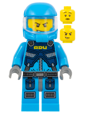Alien Defense Unit Soldier 2 - Dark Bluish Gray Hips – КОСМОС