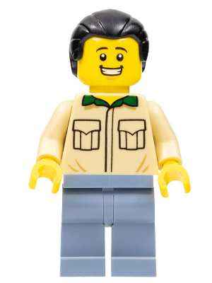 Male, Tan Shirt, Sand Blue Legs, Black Ponytail Hair – БРИКЛИНК ДЕЗАЙНЕРСКА ПРОГРАМА