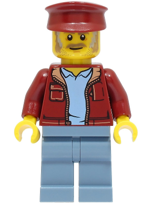 Fishing Boat Captain - Dark Red Jacket and Hat – БРИКЛИНК ДЕЗАЙНЕРСКА ПРОГРАМА