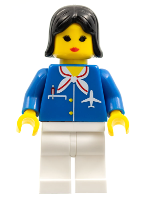 Airport - Blue with Scarf, Black Female Hair (Undetermined Type) – ГРАДСКИ