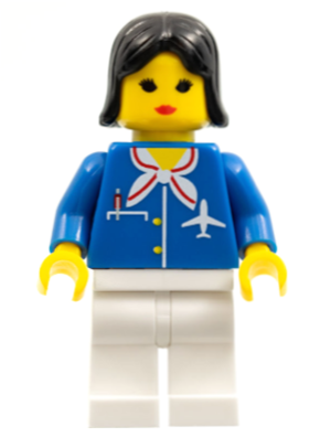 Airport - Blue with Scarf, Black Female Hair (Reissue) – ГРАДСКИ
