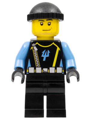 Aquaraider Diver 5 - Black Knit Cap – АКВАЗОНА