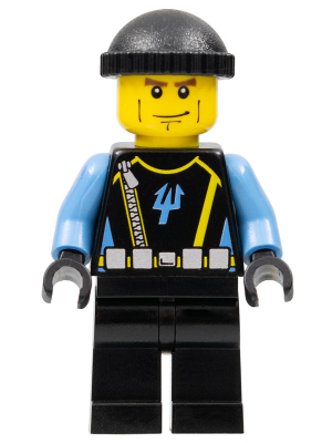 Aquaraider Diver 4 - Black Knit Cap – АКВАЗОНА