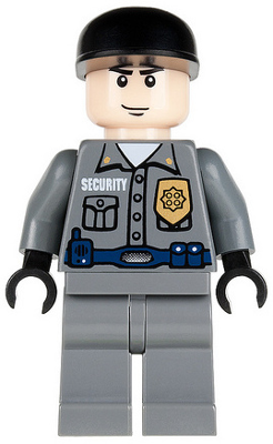 Arkham Asylum Guard, Light Nougat Head, Black Cap – БАТМАН I