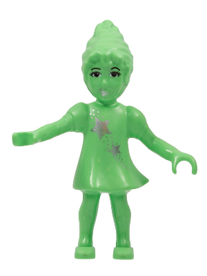 Belville Fairy - Medium Green with Stars Pattern (Millimy) – БЕЛВИЛ