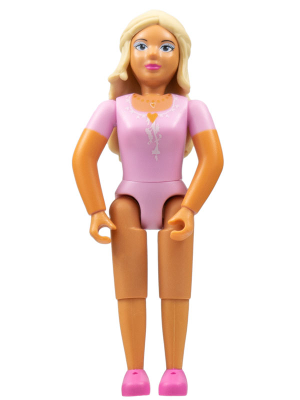 Belville Female - Princess - Pink Top, Bright Light Yellow Hair, Dark Pink Shoes – БЕЛВИЛ