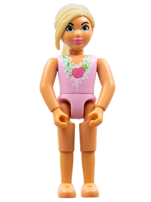 Belville Female - Pink Swimsuit with Seashell Pattern, Yellow Hair – БЕЛВИЛ