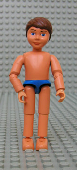 Belville Male - Blue Swimsuit, Brown Hair (Child / Boy) – БЕЛВИЛ