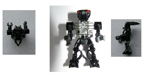 Bionicle Mini - Barraki Mantax (Pearl Dark Gray Torso) – БИОНИКЪЛ