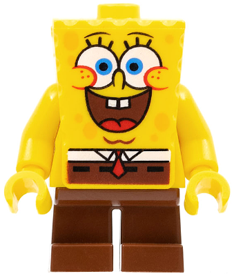 SpongeBob - Large Grin and Black Eyebrows – СПОНДЖБОБ КВАДРАТНИ ГАЩИ