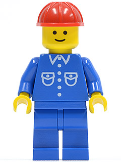 Shirt with 6 Buttons - Blue, Blue Legs, Red Construction Helmet – ГРАДСКИ