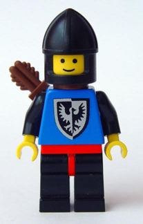 Black Falcon - Black Legs with Red Hips, Black Chin-Guard, Quiver – ЗАМЪЦИ