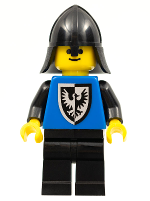Black Falcon - Black Legs, Black Neck-Protector, Shield Bottom Round (Undetermined Type) – ЗАМЪЦИ