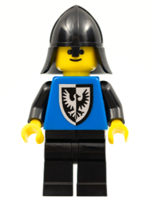 Black Falcon - Black Legs, Black Neck-Protector, Shield Bottom Round (Reissue) – ЗАМЪЦИ