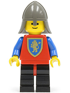 Crusader Lion - Black Legs with Red Hips, Dark Gray Neck-Protector – ЗАМЪЦИ