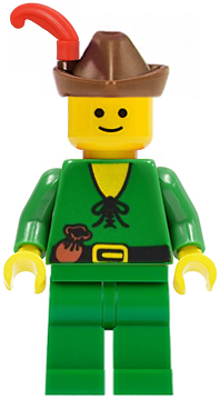 Forestman - Pouch, Brown Hat, Red Feather – ЗАМЪЦИ