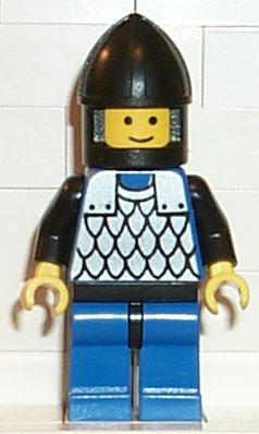 Scale Mail - Blue, Blue Legs with Black Hips, Black Chin-Guard – ЗАМЪЦИ