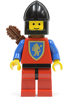 Crusader Lion - Red Legs with Black Hips, Black Chin-Guard, Quiver – ЗАМЪЦИ